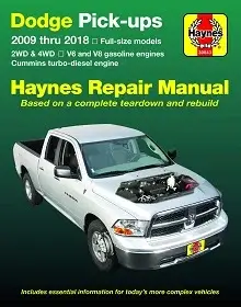 2013-2018 Ram 1500, 2500, 3500 Repair Manual