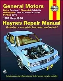 1982-1990 Chevrolet Celebrity Repair Manual