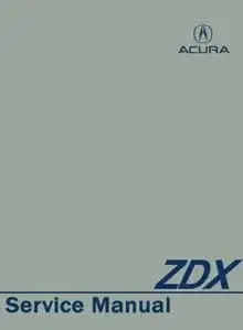 2010-2013 Acura ZDX Repair Manual