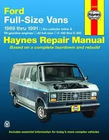 Ford Full-size Econoline E-100 thru E-350 Gas Engine Vans (69-91) Repair Manual