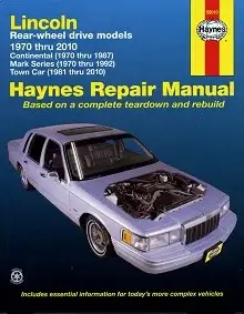 1980-1983 Lincoln Mark VI Repair Manual