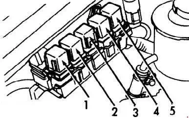 1990-1993 Infiniti G20 Relay Box Diagram
