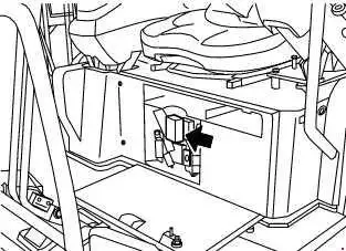 Komatsu PC14R-2 Fuse Block Location