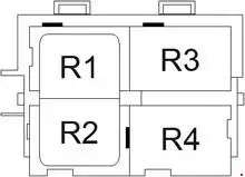 1998-2002 Lincoln Town Car - Relay Location