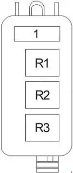 1992-1997 Lincoln Town Car - Relay Location