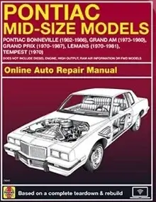 1978-1981 Pontiac Grand Prix Repair Manual