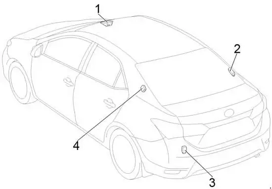 Toyota Auris & Toyota Corolla (2013-2018) Location of the Fuel Pump Control Module