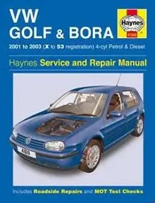 VW Golf and VW Bora (2001-2003) Repair Manual